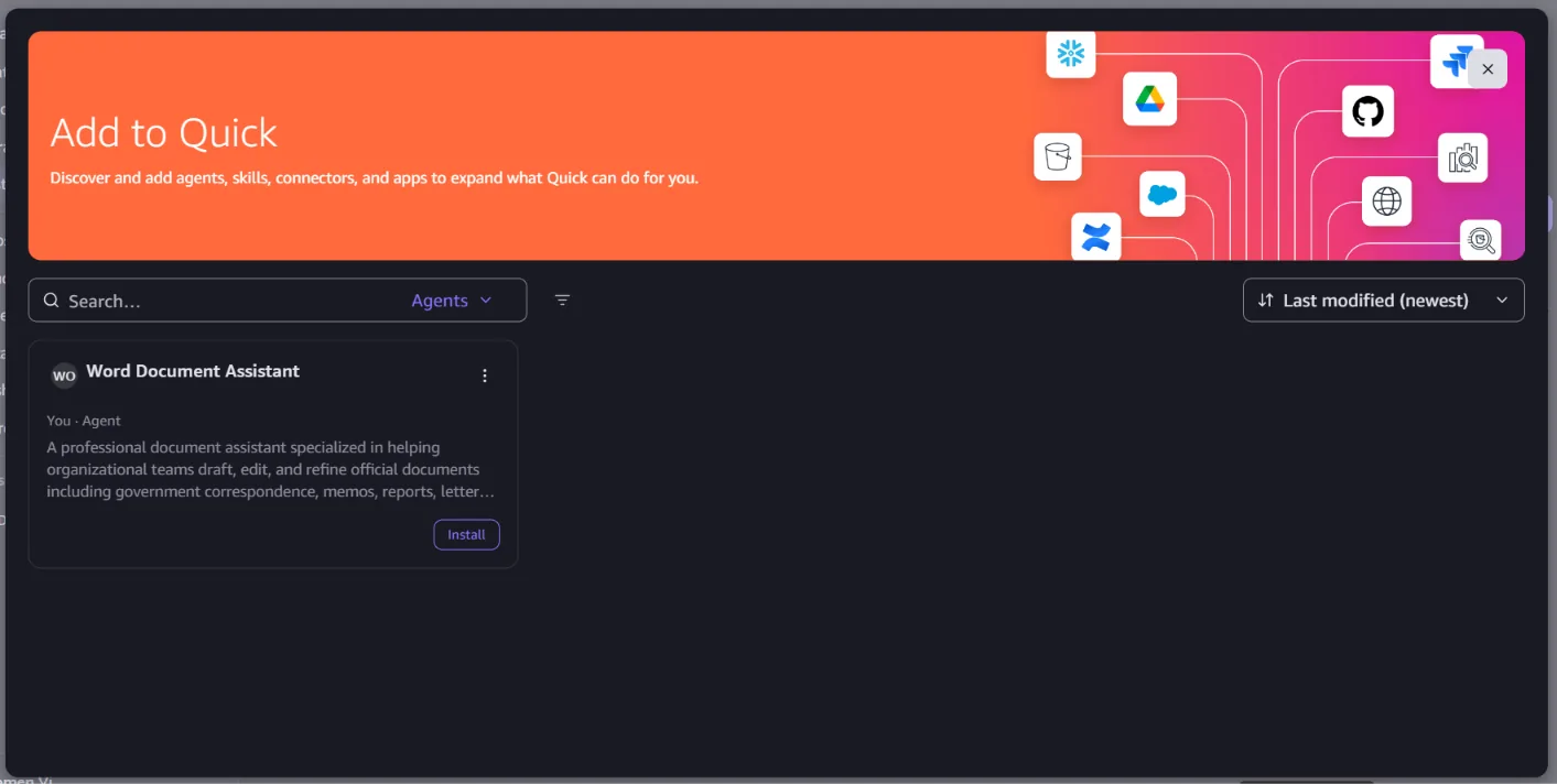 Quick Desktop Add to Quick แสดงการ์ด Word Document Assistant