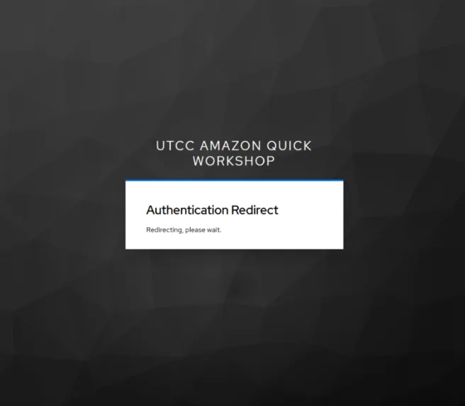 หน้า Authentication Redirect